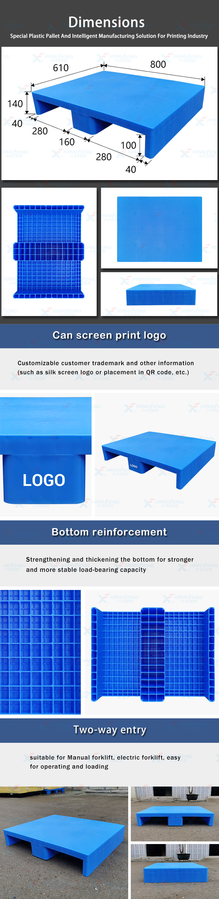 02 8061 Palet Datar, Gaya Tiga Penyangga