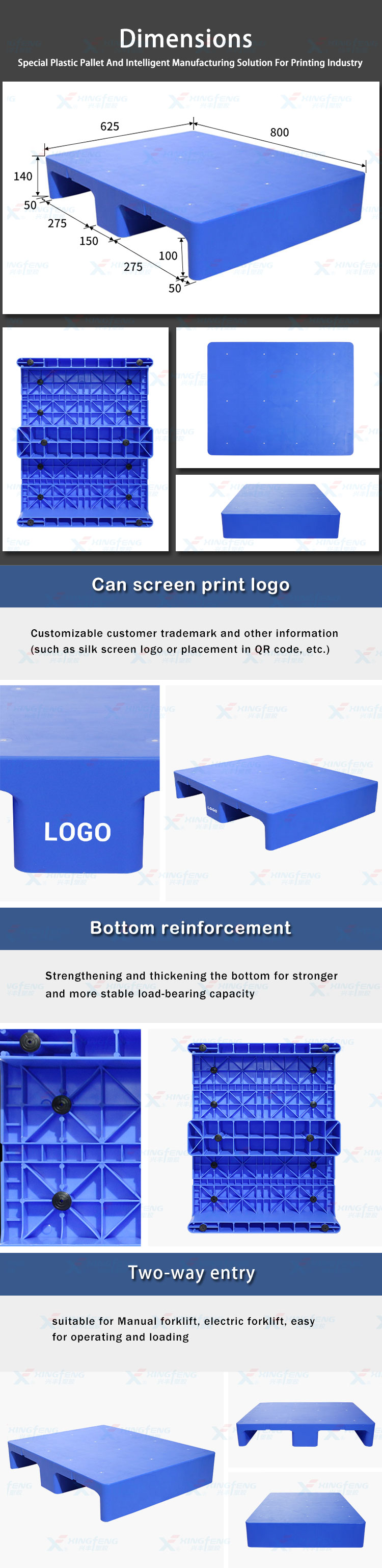 02 8062 Palet Datar, Gaya Tiga Penyangga